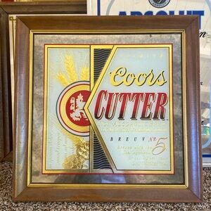 Coors Cutter Vintage sign